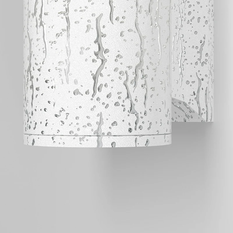 Wandleuchte – Weißes Aluminium, Wetterfeste Ausführung, IP54 Schutz, 14,4 cm Höhe - Bowery | Maytoni