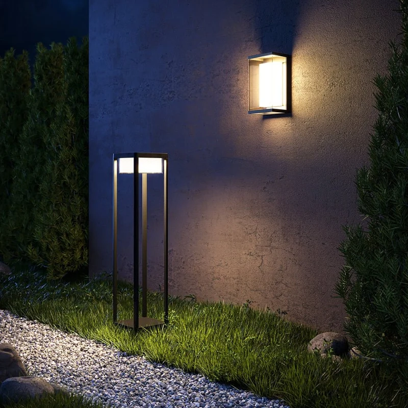 Wandleuchte – Schwarzes Aluminium, IP65 Schutz, 148° Licht - Baker Street | Maytoni