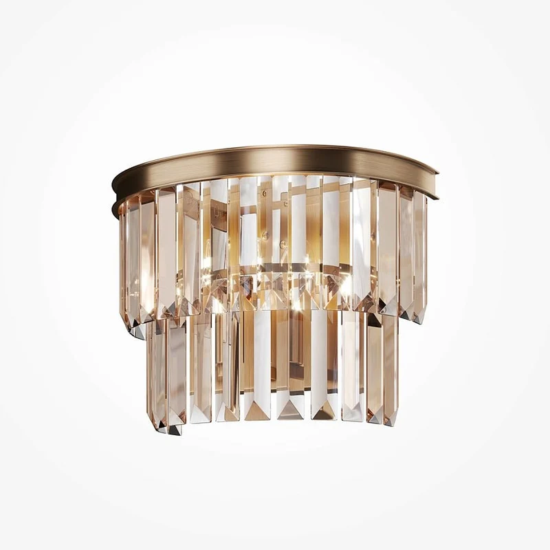 Wandleuchte – Goldfarbenes Metall, 1× E14 Fassung, 40 W Leistung, 24,5 cm Höhe - Revero | Maytoni
