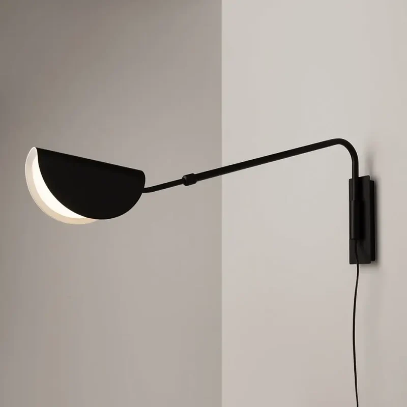 Wandleuchte – Schwarzes Metall, 1× G9 Fassung, 7 W Leistung, 105 cm Länge - Mollis | Maytoni
