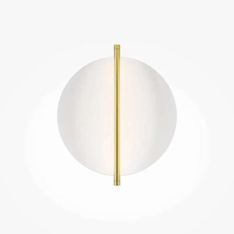 Wandleuchte – Goldfarbenes Aluminium, 14 W Leistung, Warmweiß, 30 cm Höhe - Mira | Maytoni