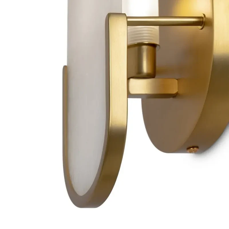 Wandleuchte – Messingfarbenes Metall, 1× E14, 40 W, 30,5 cm Höhe - Marmo | Maytoni