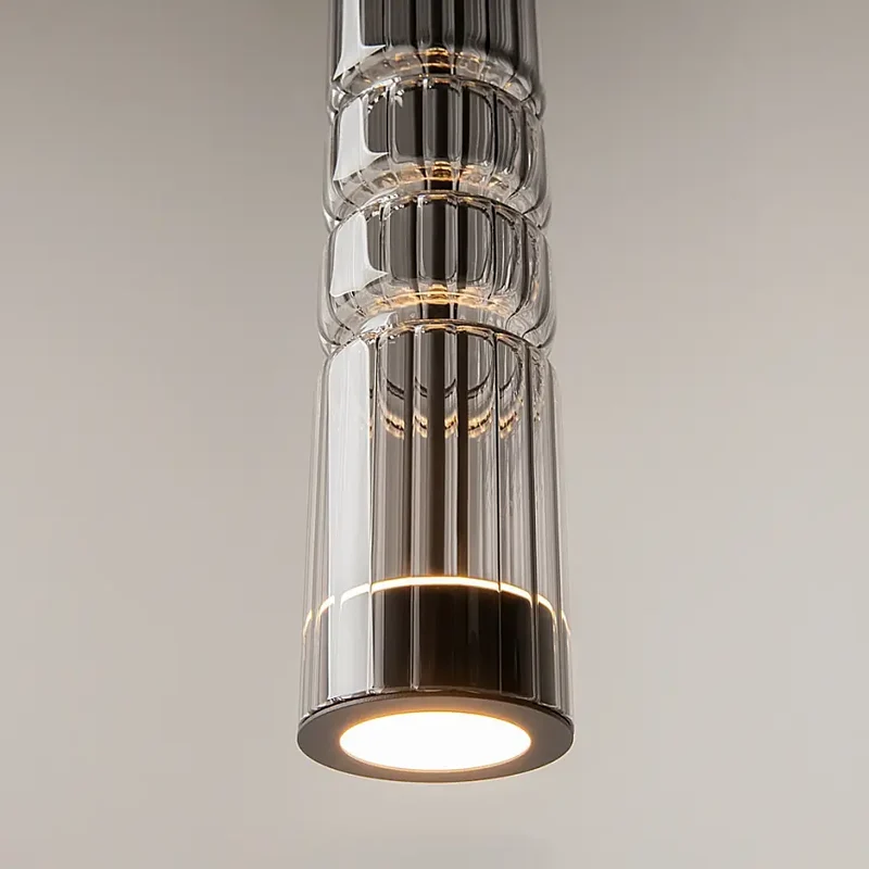 Pendelleuchte – Schwarzes Metall, 8 W Leistung, Warmweiß, 384 cm Höhe - Ordo | Maytoni