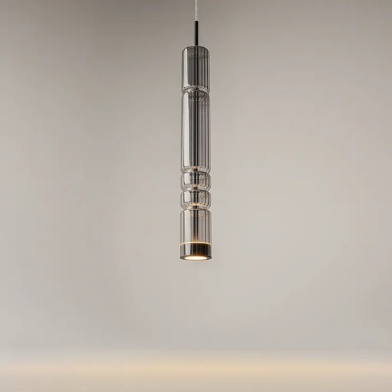 Pendelleuchte – Schwarzes Metall, 8 W Leistung, Warmweiß, 384 cm Höhe - Ordo | Maytoni