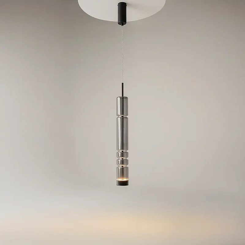 Pendelleuchte – Schwarzes Metall, 8 W Leistung, Warmweiß, 384 cm Höhe - Ordo | Maytoni