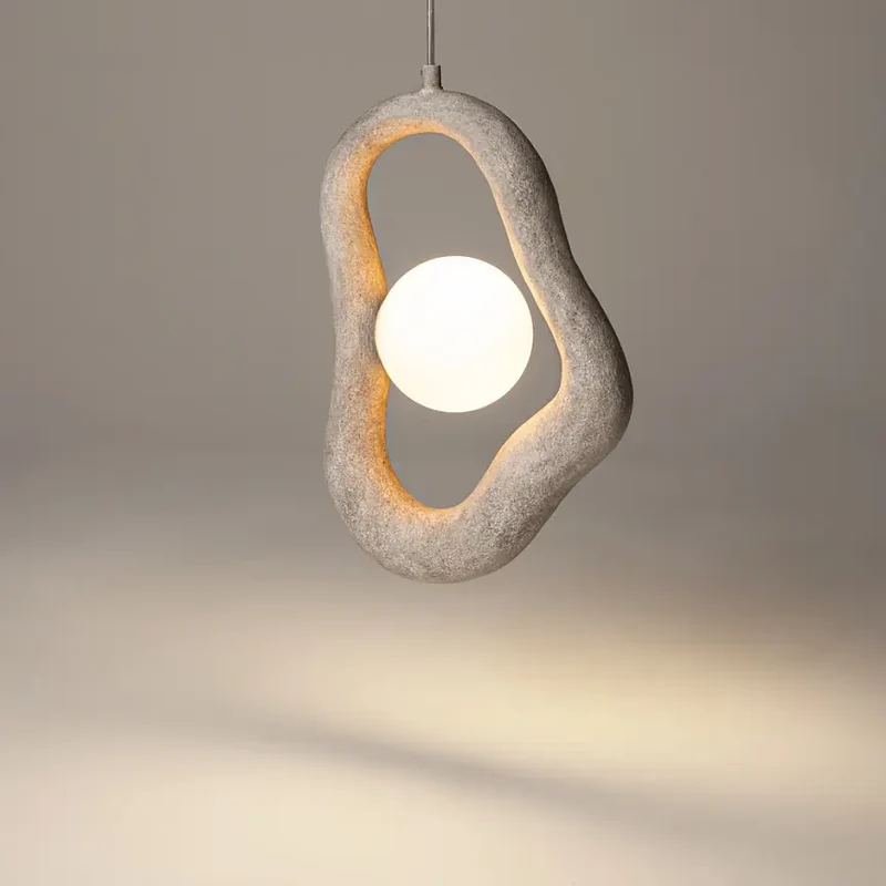 Pendelleuchte – Graues Metall, Glasschirm, 1× G9 Fassung, 340,5 cm Höhe - Opus | Maytoni