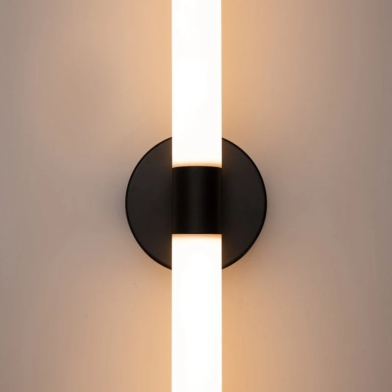 Wandleuchte – Schwarzes Finish, Aluminium Gestell, 360° Licht, 16 W Leistung - Axis | Maytoni