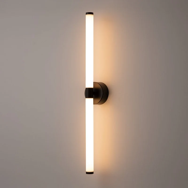 Wandleuchte – Schwarzes Finish, Aluminium Gestell, 360° Licht, 16 W Leistung - Axis | Maytoni