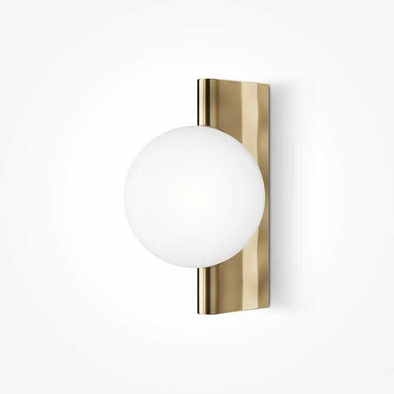 Wandleuchte – Messing Finish, Metall Gestell, Glaskugel Design - Avant-garde | Maytoni