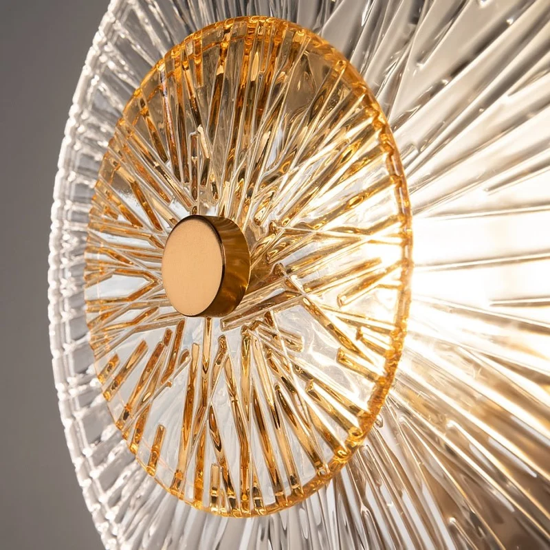 Wandleuchte – Bronzene Optik, Glasschirm, E14 Sockel - Aster | Maytoni