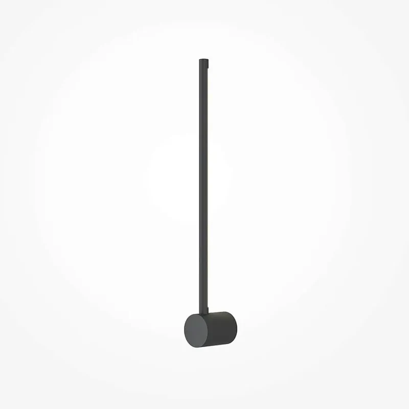Wandleuchte – Schwarzes Aluminium, 7 W Leistung, Warmweiß, 60 cm Höhe - Light Stick | Maytoni