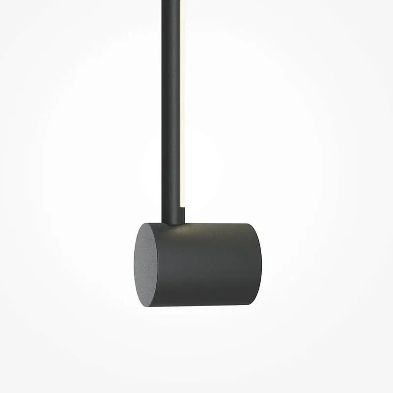 Wandleuchte – Schwarzes Aluminium, 7 W Leistung, Warmweiß, 60 cm Höhe - Light Stick | Maytoni