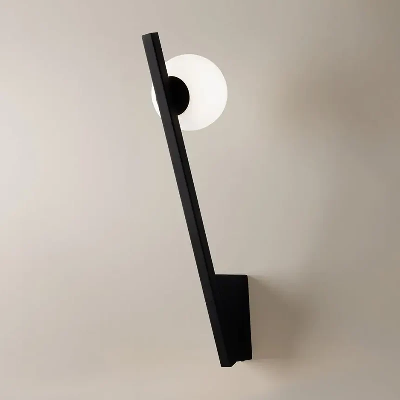 Wandleuchte – Schwarzes Metall, G9 Fassung, IP20 Schutz, 35 cm Höhe - Kazimir | Maytoni
