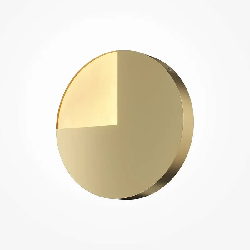 Wandleuchte – Messing Aluminium, IP20 Schutz, Warmweiß, Ø25 cm - Jupiter | Maytoni