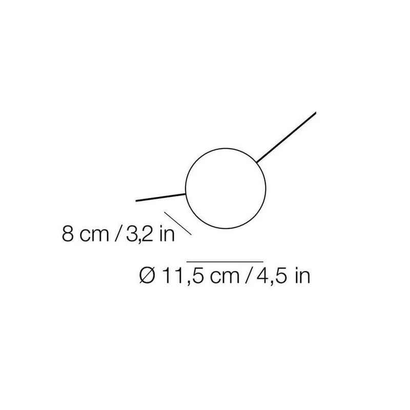 Kundalini LED-Wandleuchte Azou 3-flammig Dimmbar