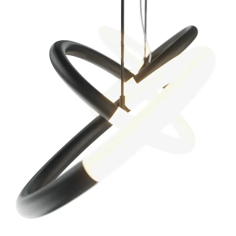 Pendelleuchte – Schwarzes Metall, Warmweißes Licht, 40 W Leistung, 2600 lm, 100 cm Länge - Node | Maytoni