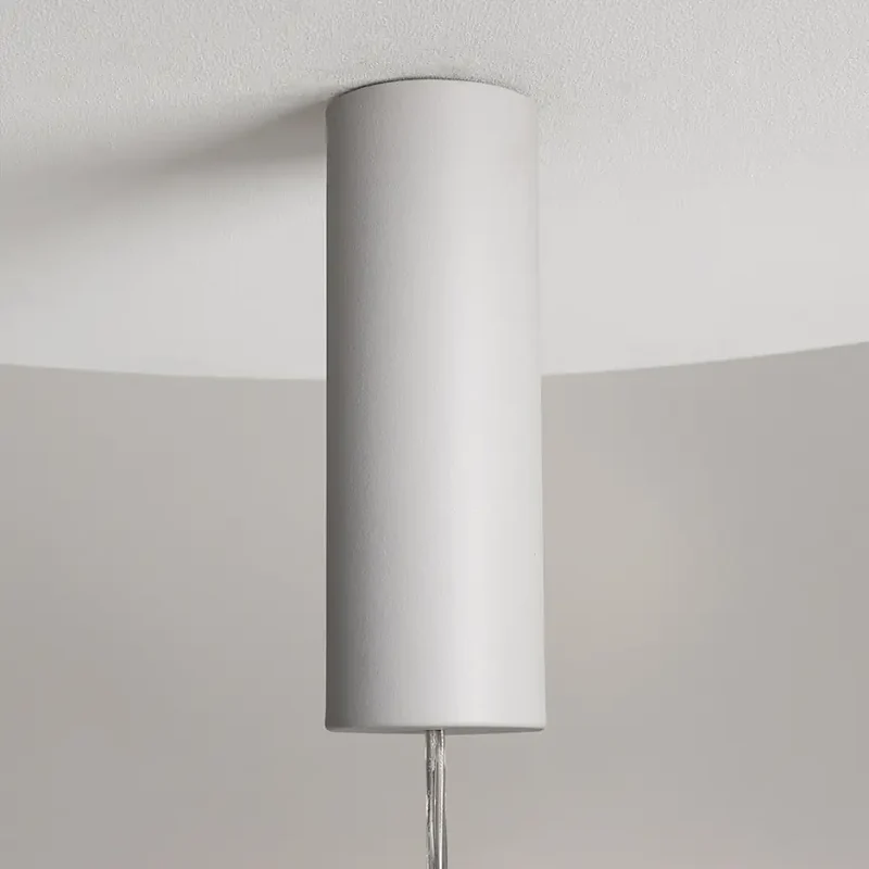 Pendelleuchte – Weißes Metall, Warmweißes Licht, 6 W Leistung, Ø25 cm - Nebula | Maytoni