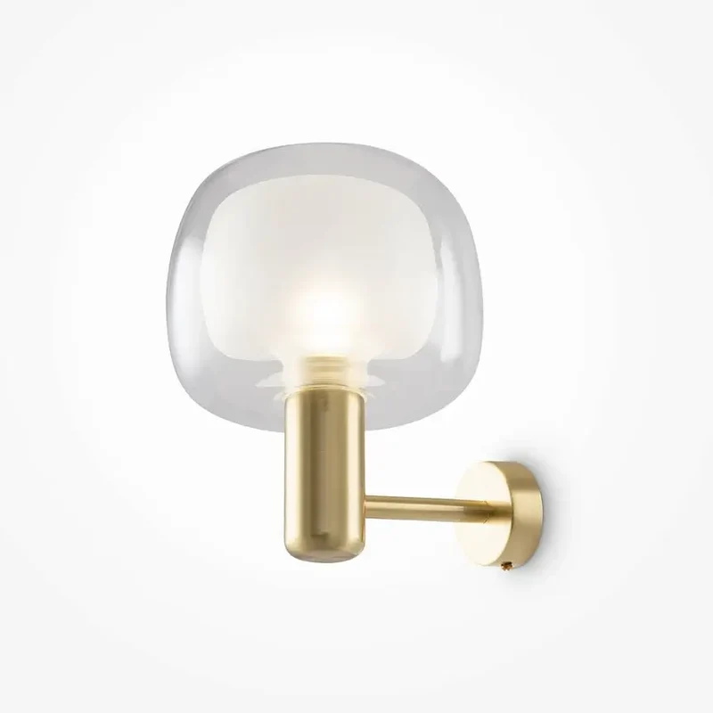Wandleuchte – Gold Finish, Aluminium Gehäuse, 1 Lichtquelle - Vision | Maytoni