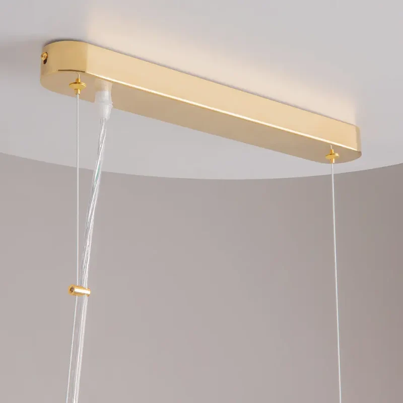 Pendelleuchte – Goldmetall, Kristallschirm, 6-flammig - Dune | Maytoni