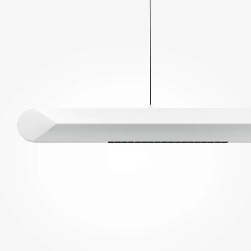 Pendelleuchte – Weiß Aluminium, Aluminium Gehäuse, Modernes Design - Motion | Maytoni