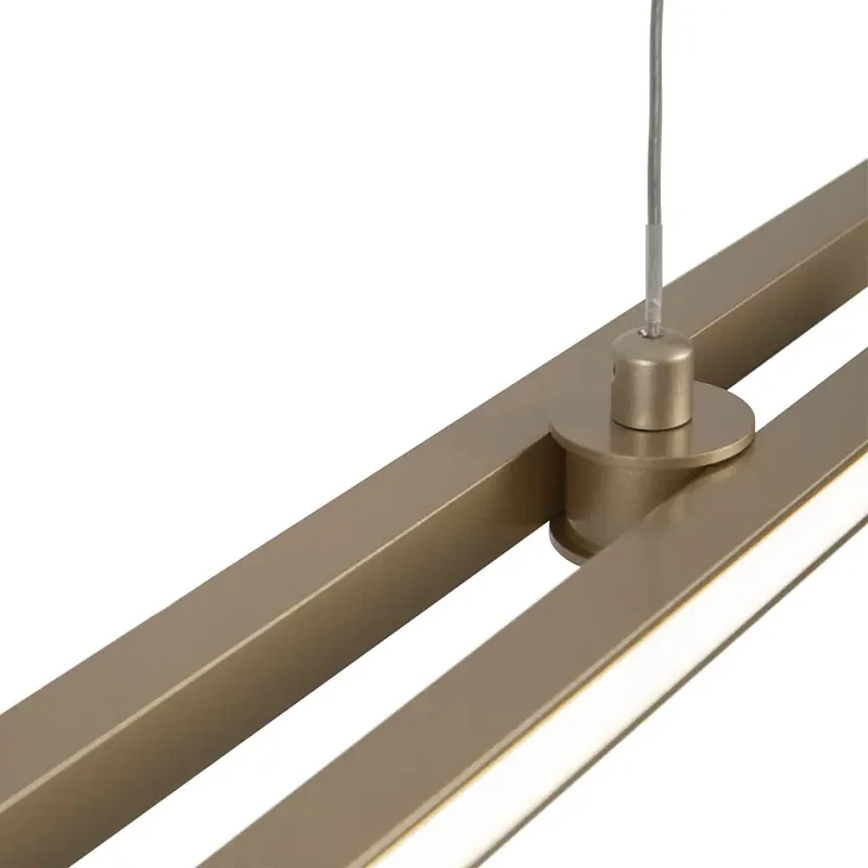 Pendelleuchte – Messingfarbenes Aluminium, 48 W Leistung, IP20 Schutzart, 150,0 cm Länge - Halo | Maytoni