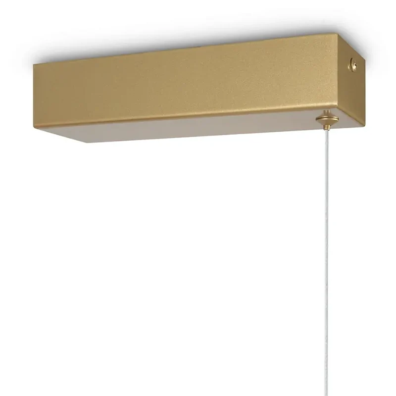 Pendelleuchte – Messingfarbenes Aluminium, 48 W Leistung, IP20 Schutzart, 150,0 cm Länge - Halo | Maytoni