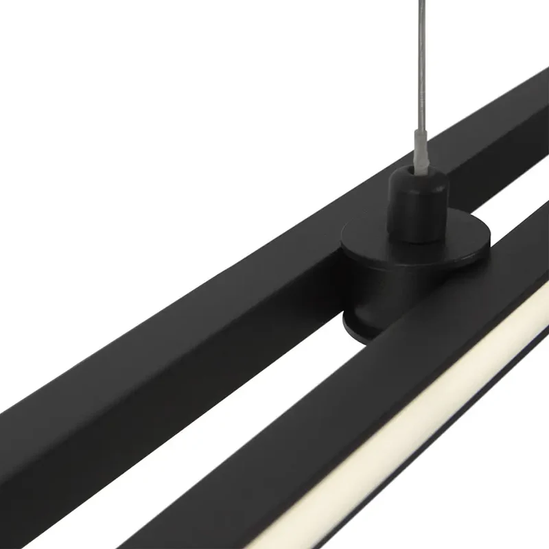 Pendelleuchte – Schwarzes Aluminium, 48 W Leistung, IP20 Schutzart, 150,0 cm Länge - Halo | Maytoni