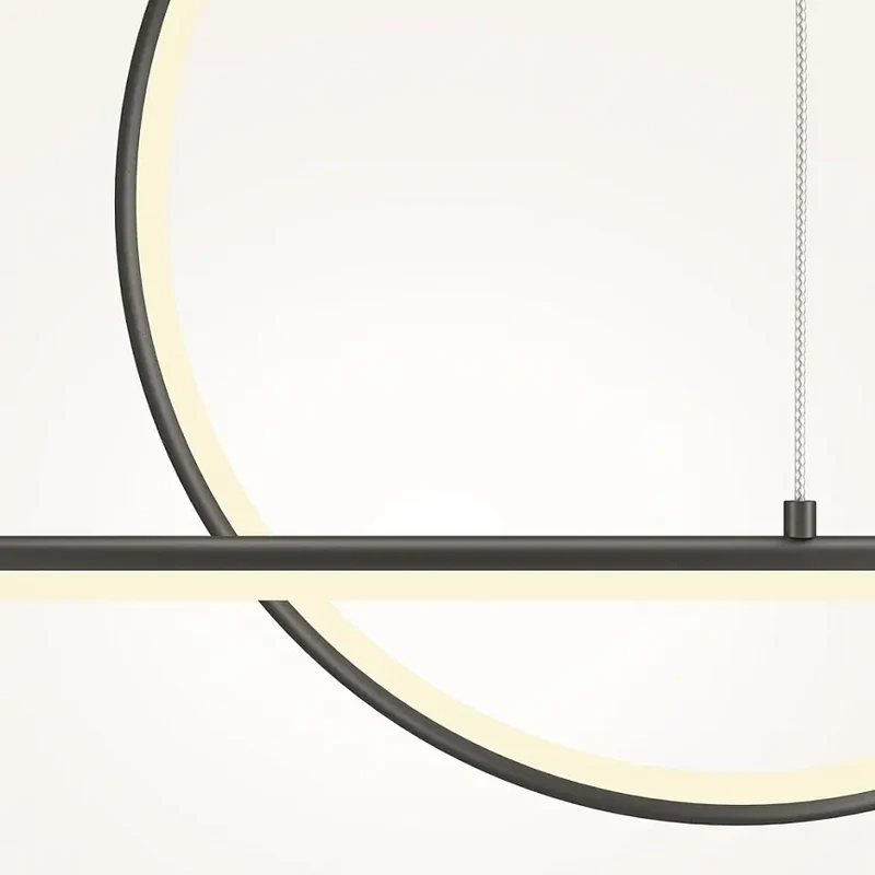 Pendelleuchte – Schwarzes Aluminium, 40 W Leistung, 1430 mm Länge, IP20 Schutz - Halo | Maytoni