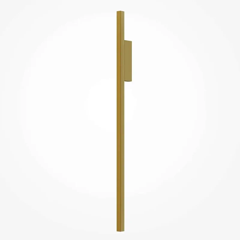 Wandleuchte – Messingfarbenes Aluminium, 15 W Leistung, 86,0 cm Höhe - Halo | Maytoni
