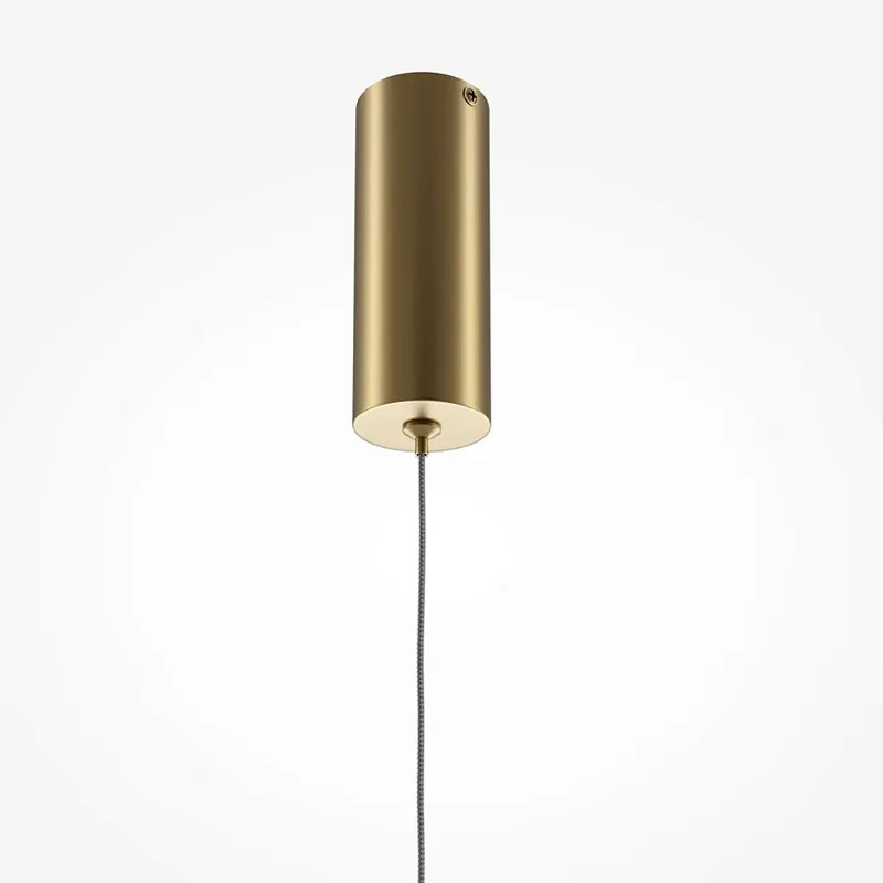 Pendelleuchte – Messingfarbenes Aluminium, 16 W Leistung, IP20 Schutzart, 120,0 cm Länge - Halo | Maytoni