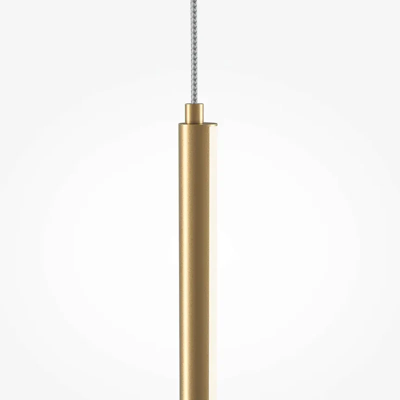 Pendelleuchte – Messingfarbenes Aluminium, 11 W Leistung, IP20 Schutzart, 375,0 cm Höhe - Halo | Maytoni