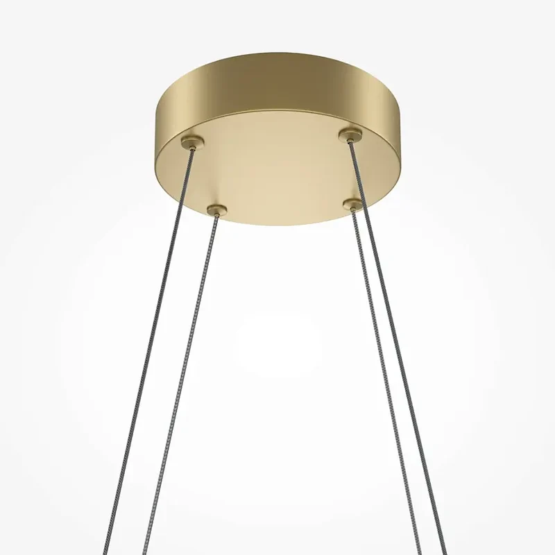 Pendelleuchte – Messingfarbenes Aluminium, 40 W Leistung, 307,0 cm Höhe - Halo | Maytoni