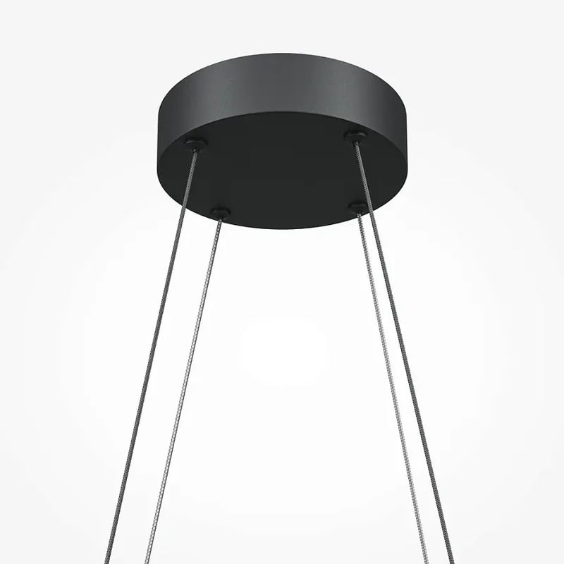 Pendelleuchte – Schwarzes Aluminium, 40 W Leistung, 307,0 cm Höhe - Halo | Maytoni