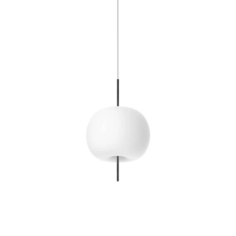 Kundalini Opalglas Pendelleuchte Kushi Ø 16cm