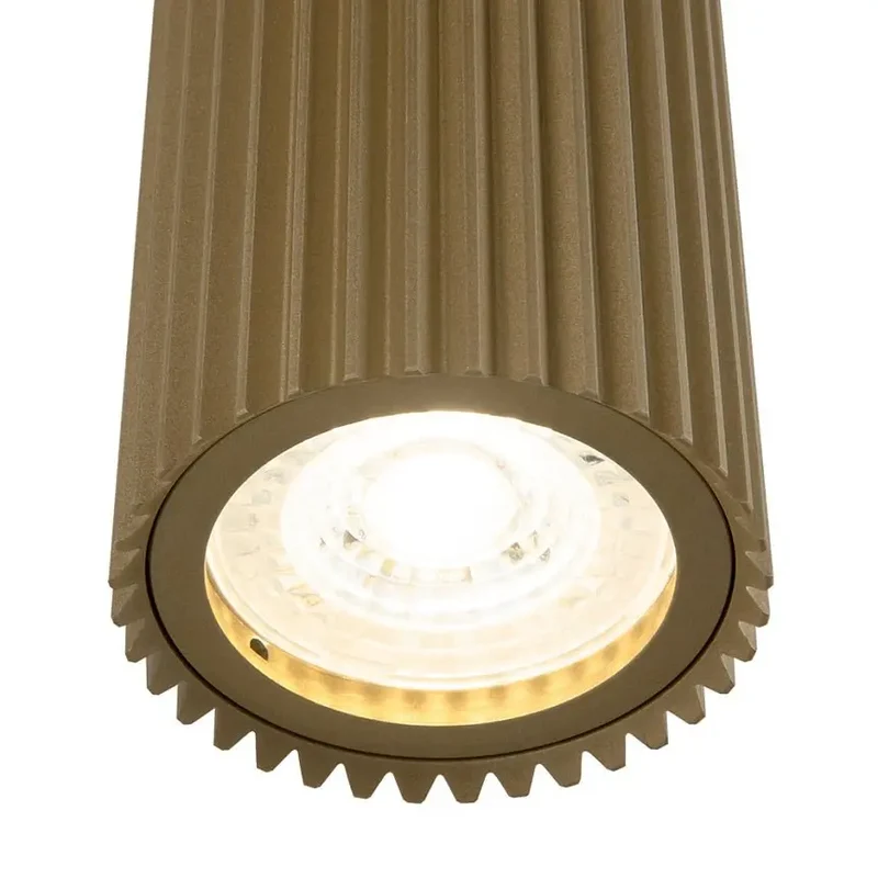 Wandleuchte – Goldfarbenes Aluminium, 2-flammig, Zylindrische Form - Dynamics | Maytoni