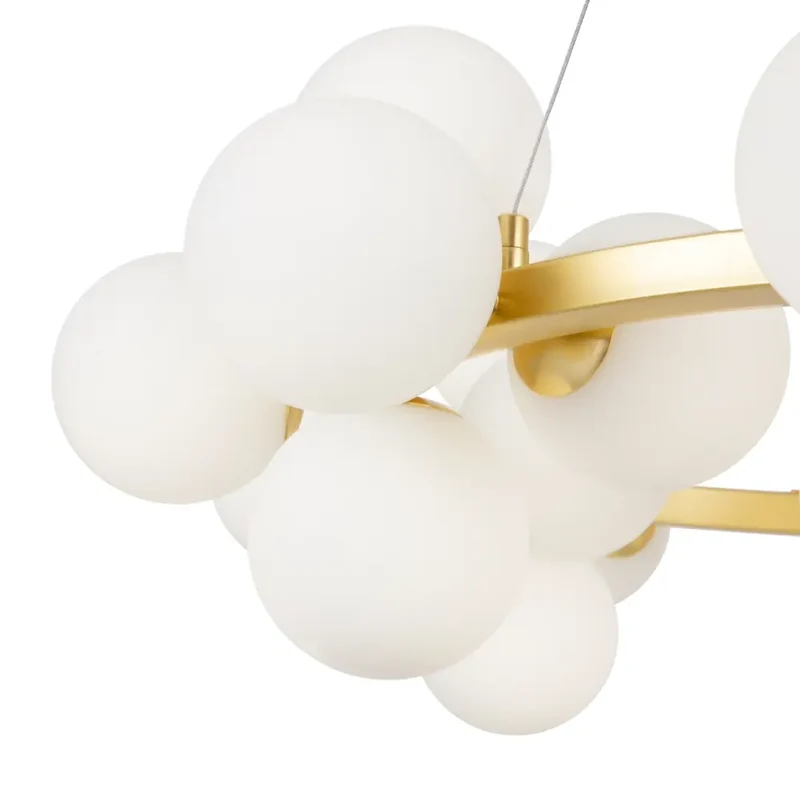 Pendelleuchte – Messingfarbenes Metall, 25-flammiges Design, G9 Fassung - Dallas | Maytoni