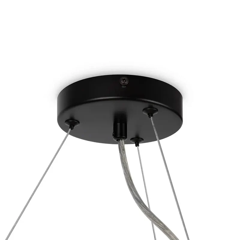 Pendelleuchte – Schwarzes Metall, 25-flammiges Design, G9 Fassung - Dallas | Maytoni