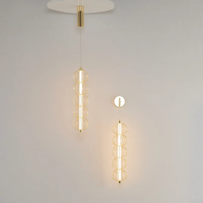 Pendelleuchte – Goldenes Metall, 17 W Leistung, Warmweiß Licht, Ø13,9 cm - Golden Cage | Maytoni