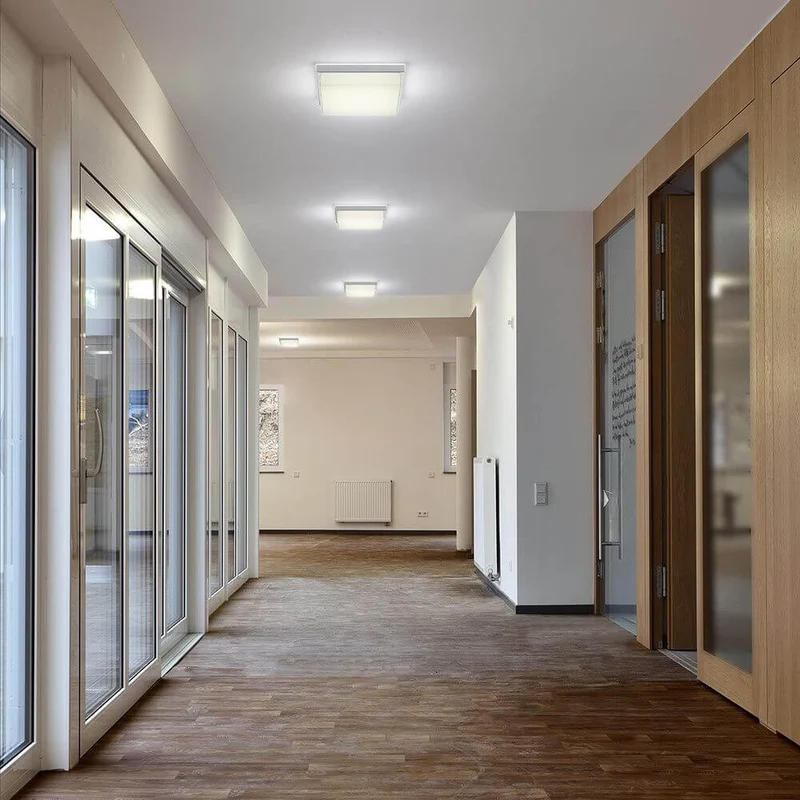 Cosi LED Deckenleuchte L Nickel-Matt