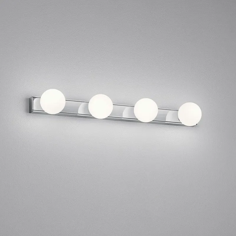 LED Bad-Wandlampe Lis 4-flammig Chrom