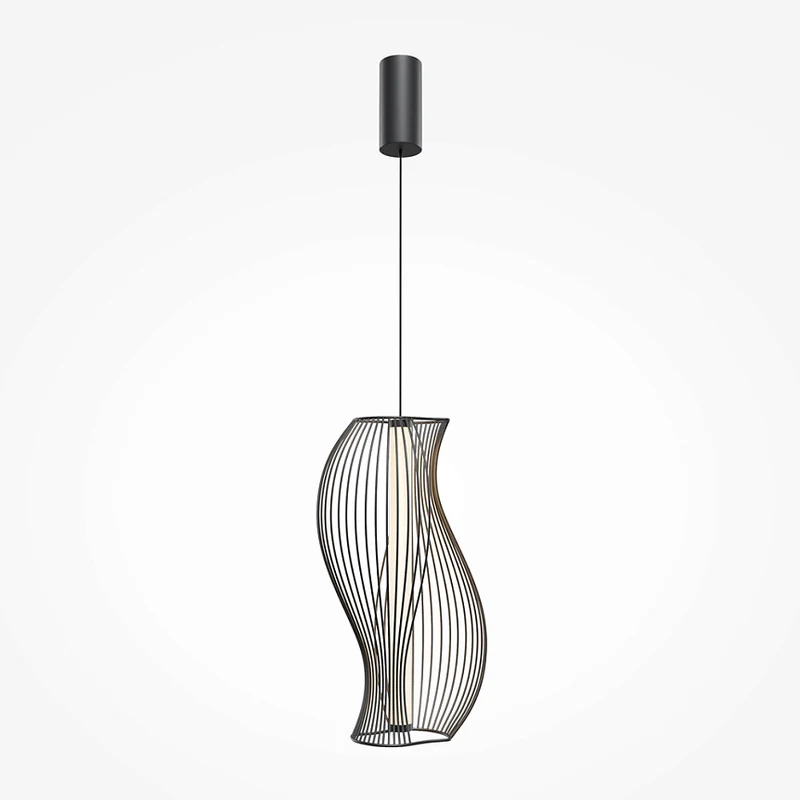 Pendelleuchte – Schwarzes Finish, Acrylschirm, 20 W LED, IP20 Schutz, 1200 lm - Shadows of the past | Maytoni