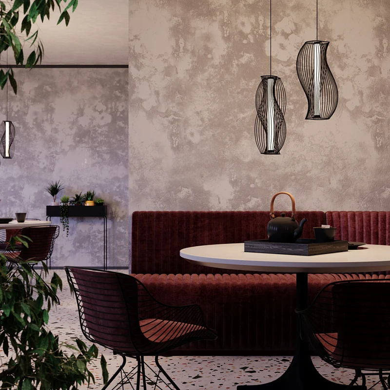 Pendelleuchte – Schwarzes Finish, Acrylschirm, 20 W LED, IP20 Schutz, 1200 lm - Shadows of the past | Maytoni