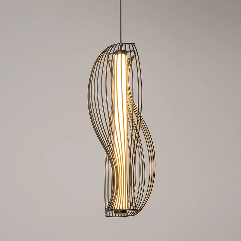 Pendelleuchte – Schwarzes Finish, Acrylschirm, 20 W LED, IP20 Schutz, 1200 lm - Shadows of the past | Maytoni