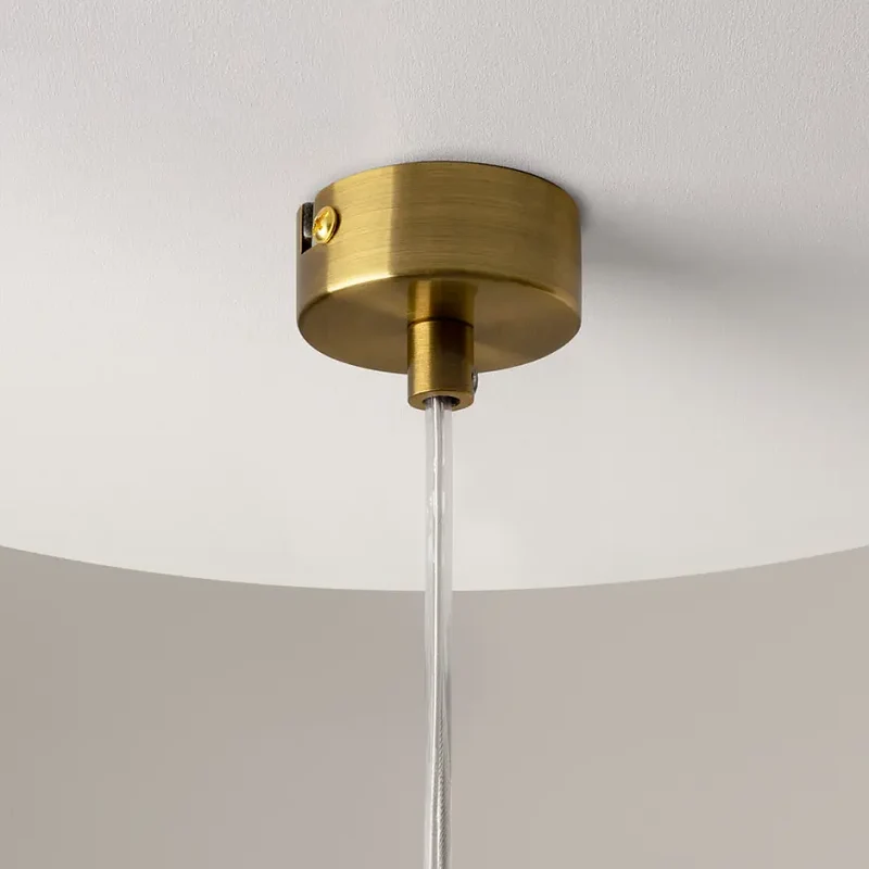 Pendelleuchte – Messing Metall, Klarglas, GU10 Fassung, IP20 Schutz - Ros | Maytoni