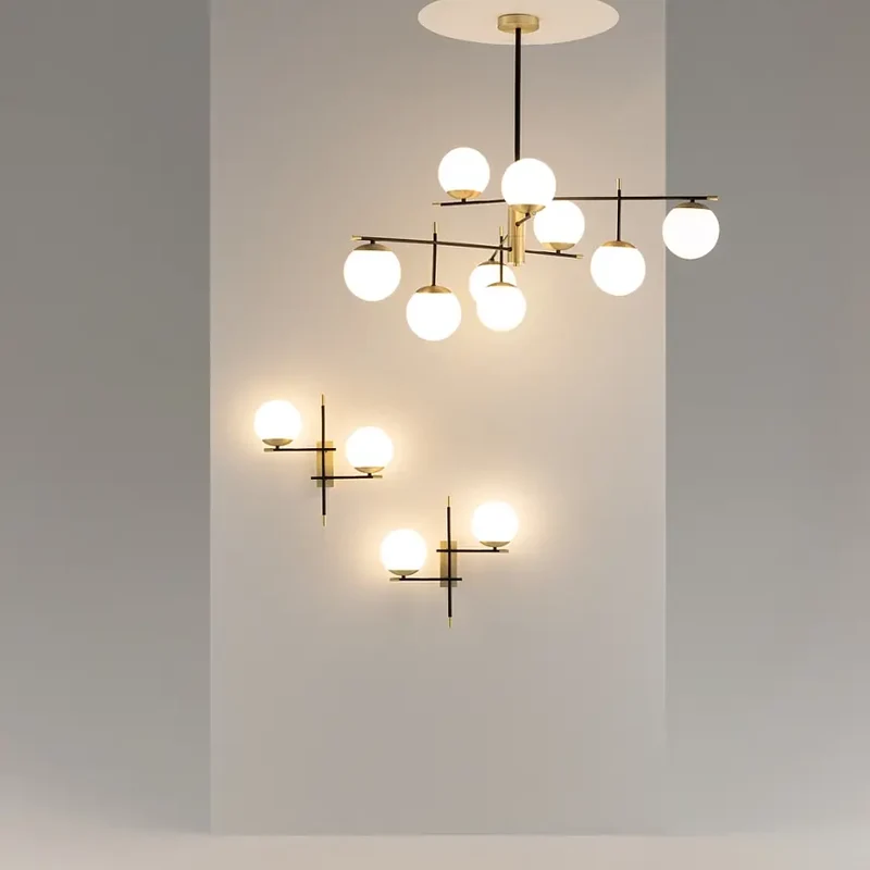 Pendelleuchte – Schwarzes Metall, Glasschirme, 9× E14, Ø131,5 cm - Nostalgia | Maytoni