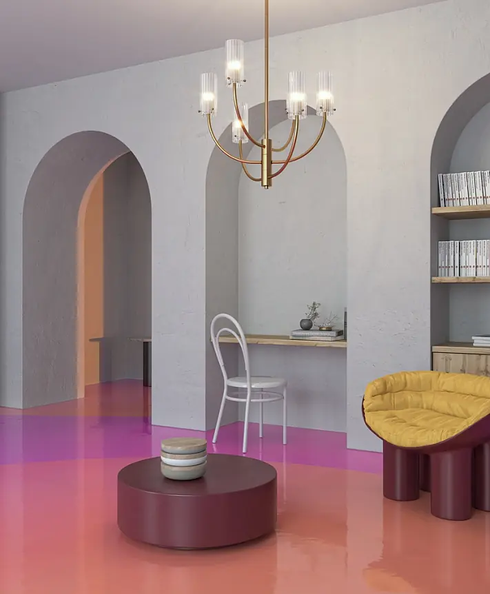 Pendelleuchte – Messingfinish, Glasschirme, 3 G9 Fassungen - Arco | Maytoni
