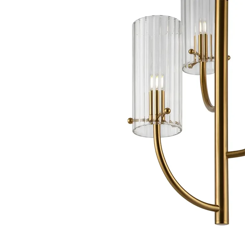 Pendelleuchte – Messingfinish, Glasschirme, 3 G9 Fassungen - Arco | Maytoni