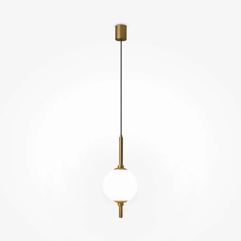Pendelleuchte – Messing Finish, Metallgehäuse, 7W Leistung, 360° Licht - The Sixth Sense | Maytoni