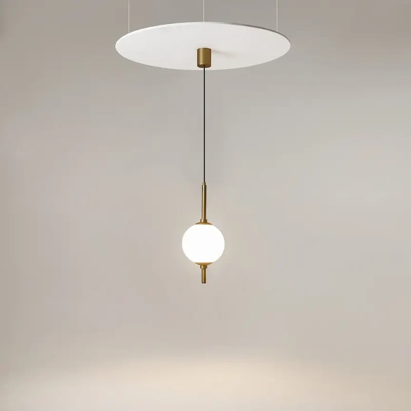 Pendelleuchte – Messing Finish, Metallgehäuse, 7W Leistung, 360° Licht - The Sixth Sense | Maytoni