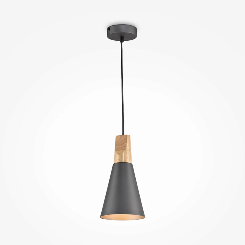 Pendelleuchte – Graues Metall, Konisches Design, 140 cm Höhe - Bicones | Maytoni